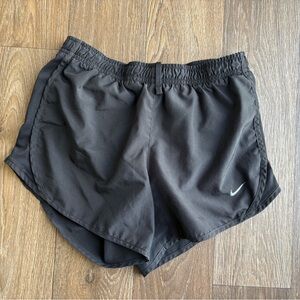 Nike Black Athletic girls Running Shorts with Reflective Swoosh